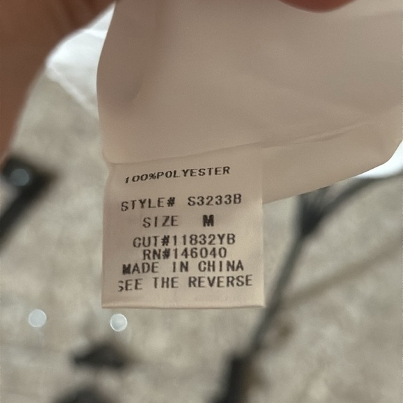 NWT Forever 21 Lined Black and White Polka Dot Ruffle Dress - Picture 8 of 8